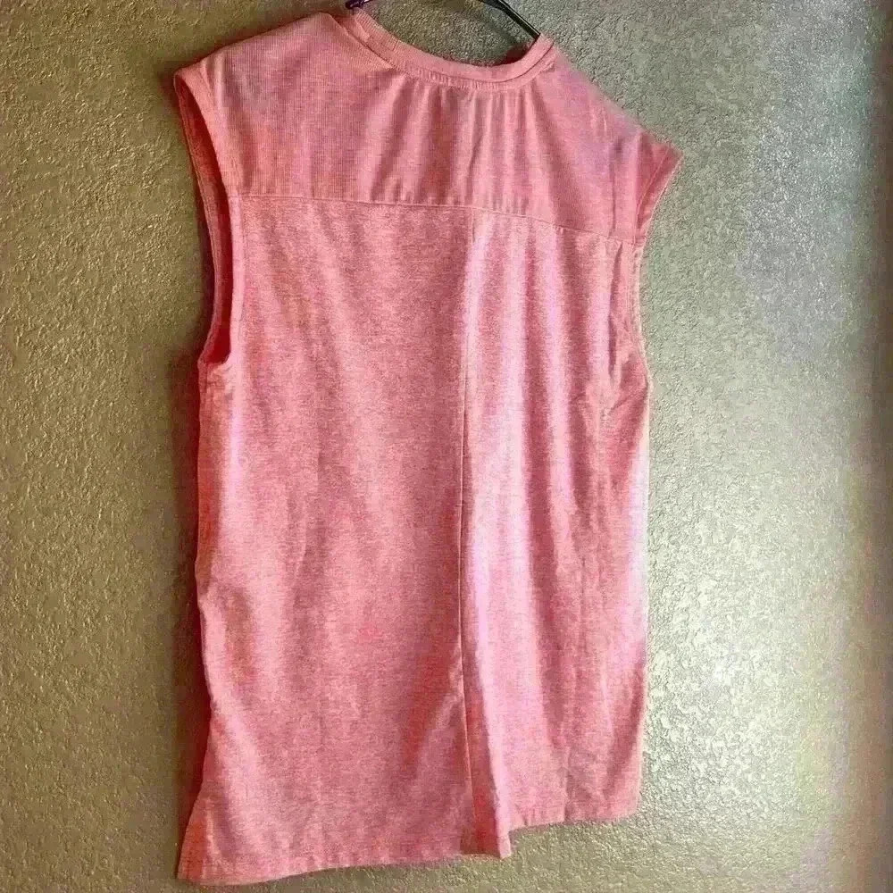 The North Face Women's Dawndream Muscle Tee Retro Orange Heather Size Large EUC